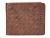 Портмоне Mano Don Luca, натуральная кожа в коньячном цвете, 11 х 9 см