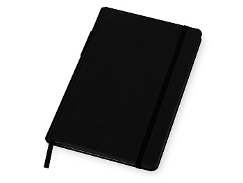 Бизнес блокнот Bossy с цветным срезом, твердая обложка, 128 листов, черный