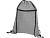 Рюкзак со шнурком Ross из переработанного ПЭТ, heather medium grey
