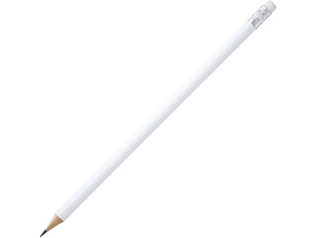 Карандаш деревянный COUVET с ластиком, белый