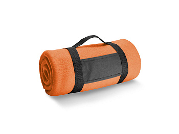 THORPE. Флисовый плед 180 г/м2, Оранжевый