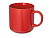 Кружка матовая Rita, 410мл, красный