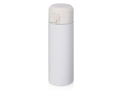 Вакуумная термокружка Waterline c кнопкой Guard, 400 мл, белый (P)