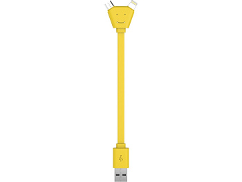 USB-переходник XOOPAR Y CABLE, желтый