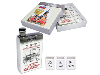 Штоф Календарь нефтяника