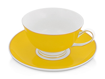 Чайная пара: чашка на 200 мл с блюдцем