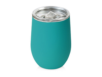 Термокружка Sense Gum, soft-touch, непротекаемая крышка, 370мл, бирюзовый 320C