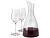 Графин Prestige с 2 бокалами для вина