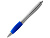 Ручка шариковая Nash, ярко-синий/серебристый, черные чернила