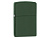 Зажигалка ZIPPO Classic с покрытием Green Matte, латунь/сталь, зелёная, матовая, 38x13x57 мм