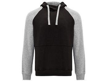 Толстовка с капюшоном Badet мужской, черный/серый меланж