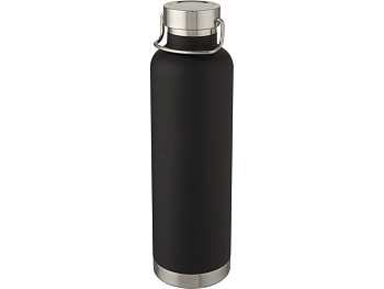 Thor, медная спортивная бутылка объемом 1 л с вакуумной изоляцией, черный