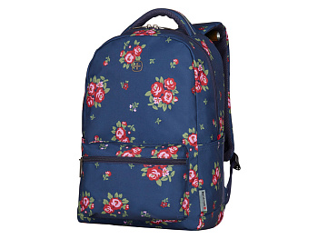 Рюкзак WENGER 16 синий с рисунком, полиэстер, 36 х 45 х 25 см, 22 л