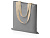 Сумка для шопинга Steady из хлопка с парусиновыми ручками, 260 г/м2, серый