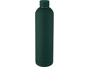 Spring Медная спортивная бутылка объемом 1 л с вакуумной изоляцией , green flash