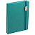 Ежедневник New Factor Metal, бирюзовый