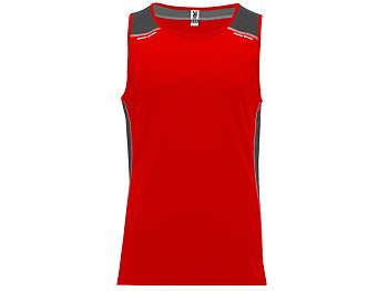 Майка Misano мужская, красный/эбеновый