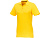Женское поло Helios с коротким рукавом, желтый