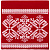 Шарф Onego New, красный