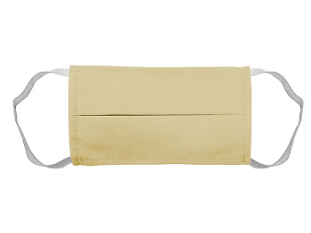 Маска для лица многоразовая из хлопка, бежевый