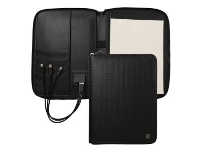 Папка формата А5 + портативное зарядное устройство Epitome Black
