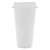 Стакан с крышкой Color Cap White, белый