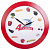 Часы настенные Vivid Large, красные