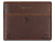 Портмоне Mano Don Leon, натуральная кожа в коричневом цвете, 11 х 8,6 см