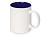 Кружка Sublime Color XL 440мл, белый/синий