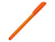 Ручка шариковая пластиковая Delta из переработанных контейнеров, оранжевая