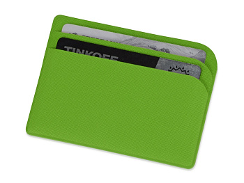 Картхолдер для 3-пластиковых карт Favor, зеленое яблоко