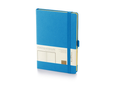 Ежедневник А5 недатированный Monaco, голубой