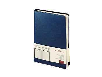 Ежедневник А5 недатированный Milano, синий