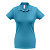Рубашка поло женская ID.001 бирюзовая