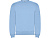 Свитшот с начесом Clasica унисекс, небесно-голубой