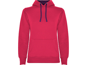 Толстовка с капюшоном Urban женская, фуксия/фиолетовый