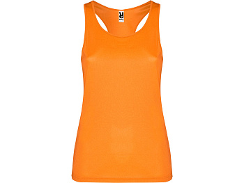 Топ спортивный Shura женский, неоновый оранжевый