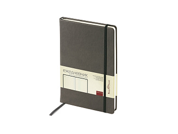Ежедневник А5 недатированный Megapolis Velvet, серый