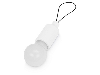 Брелок с мини-лампой Pinhole, белый