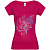 Футболка женская Vibrance, темно-розовая (фуксия)