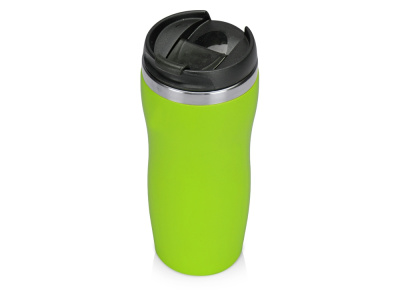 Термокружка Mony Steel 350 мл, soft touch, зеленое яблоко (P)
