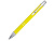 Алюминиевая шариковая кнопочная ручка Moneta, черные чернила, желтый
