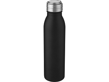 Бутылка для воды Harper из нержавеющей стали, с металлической петлей, 700 мл - Черный