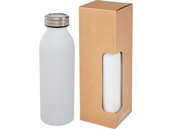 Бутылка Riti объемом 500 мл с медной обшивкой и вакуумной изоляцией , белый