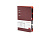 Ежедневник недатированный А5 Firenze, бордовый