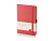 Ежедневник А5 недатированный Monaco, красный
