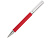 Металлическая шариковая ручка Bossy с вставкой из эко-кожи, красный