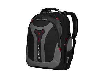 Рюкзак WENGER 17, черный/серый, полиэстер, 37 x 24 x 48 см, 25 л