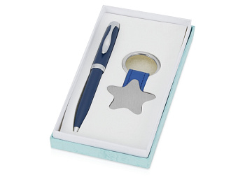 Набор: шариковая ручка, брелок Звезда