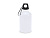Алюминиевая бутылка с карабином YACA, белый